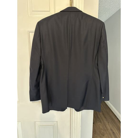EUC Ralph Lauren LRL Blazer 38S Navy Blue w/ Gold Metal Buttons 100% Wool - Picture 2 of 6